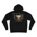 EverAfterWear Blessed Angel hoodie - product mockup with gold streetwear design - alternate view