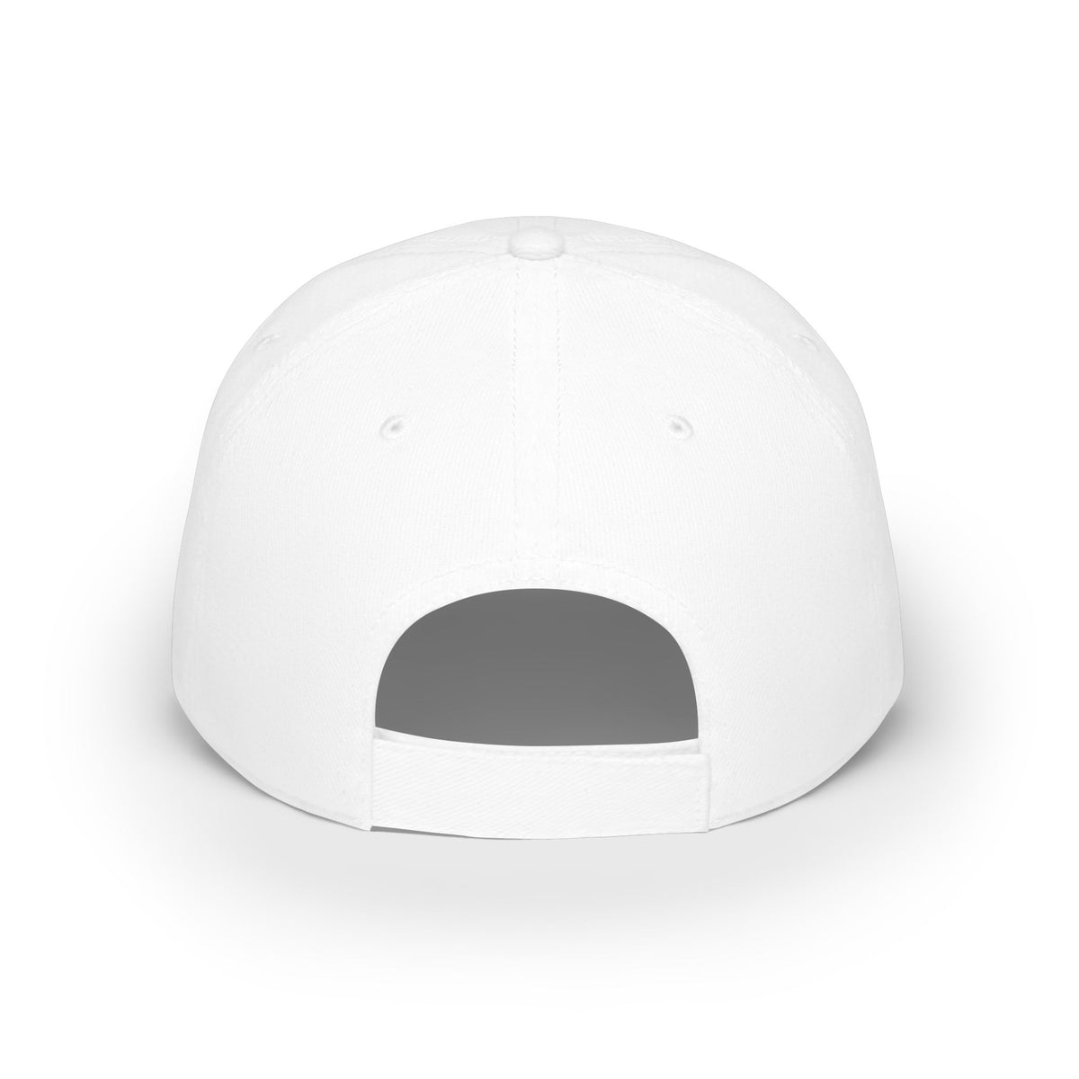 EverAfterWear Sport EW cap - headwear mockup with gold streetwear design - alternate view