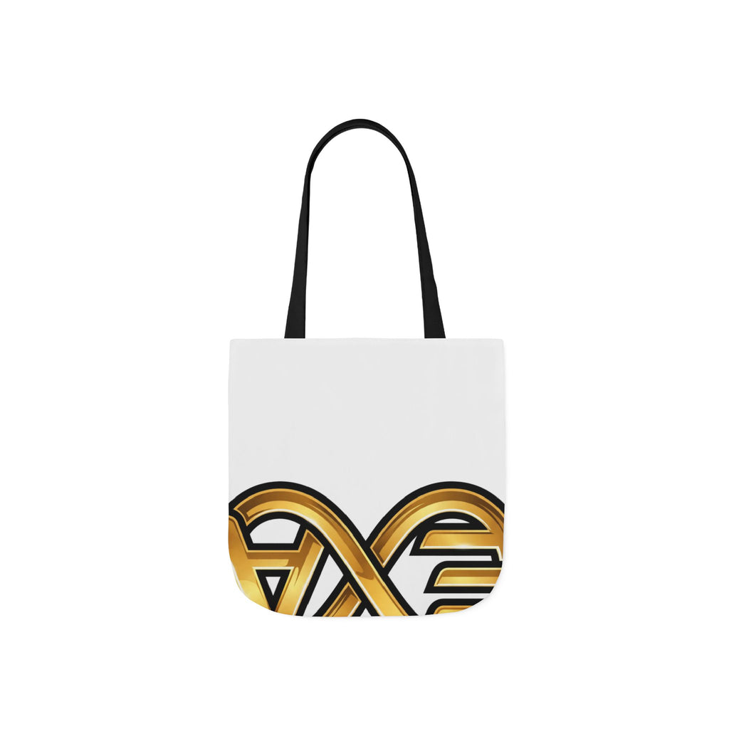 EverAfterWear HERO Crown EA Logo tote bag - product mockup with gold streetwear design - alternate view