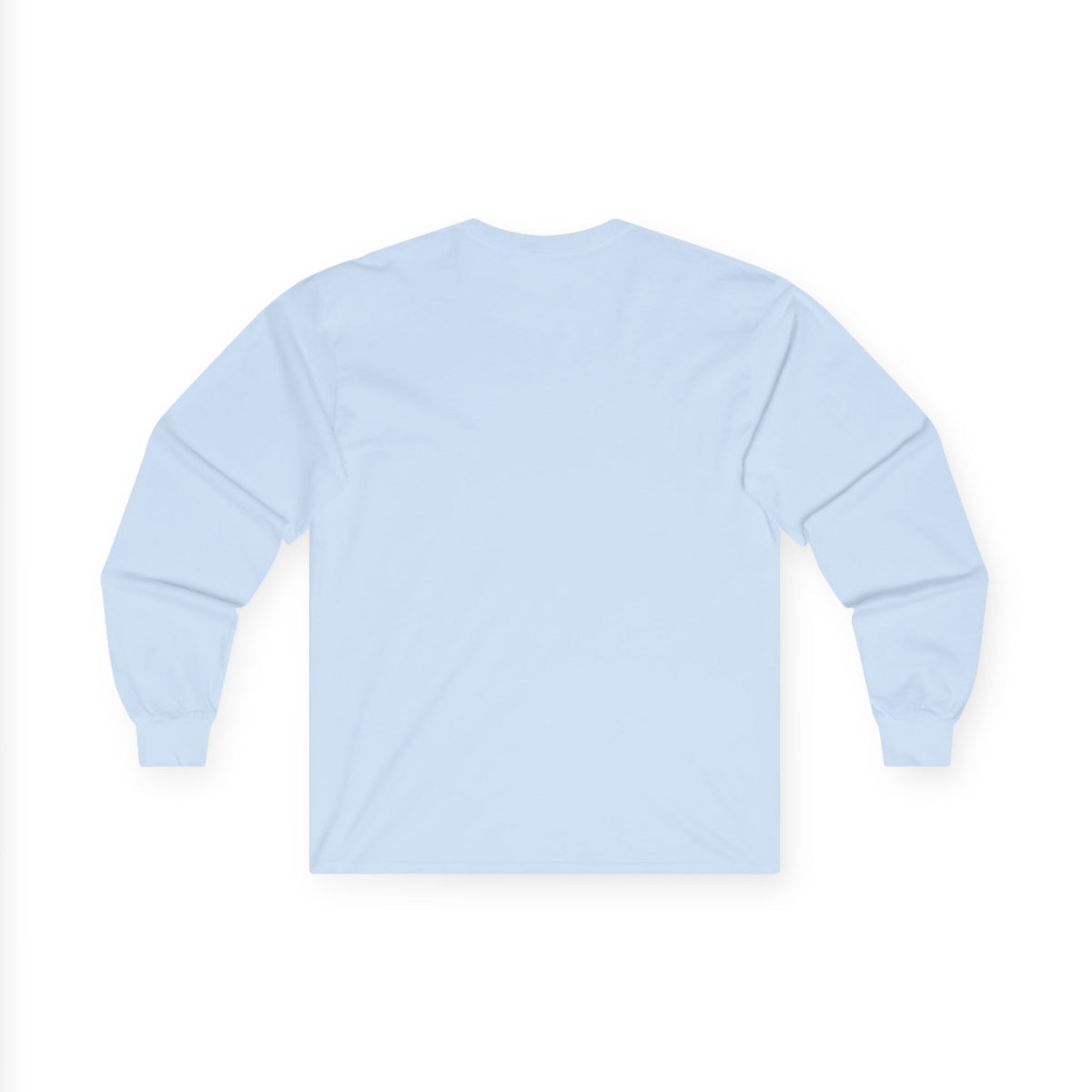 EverAfterWear Signature EW long-sleeve tee - product mockup with gold streetwear design - alternate view