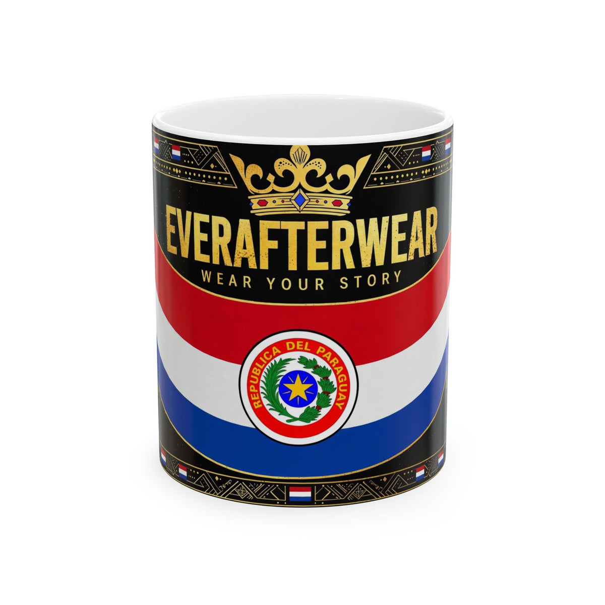 EverAfterWear Paraguay Flag Mug