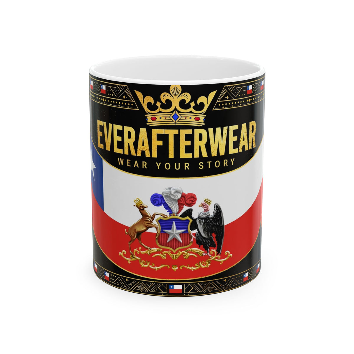 EverAfterWear Chile Flag Mug