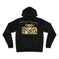EverAfterWear HERO Crown Logo Men's hoodie - product mockup with gold streetwear design - alternate view