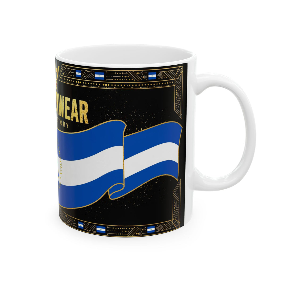 EverAfterWear Nicaragua Flag Mug