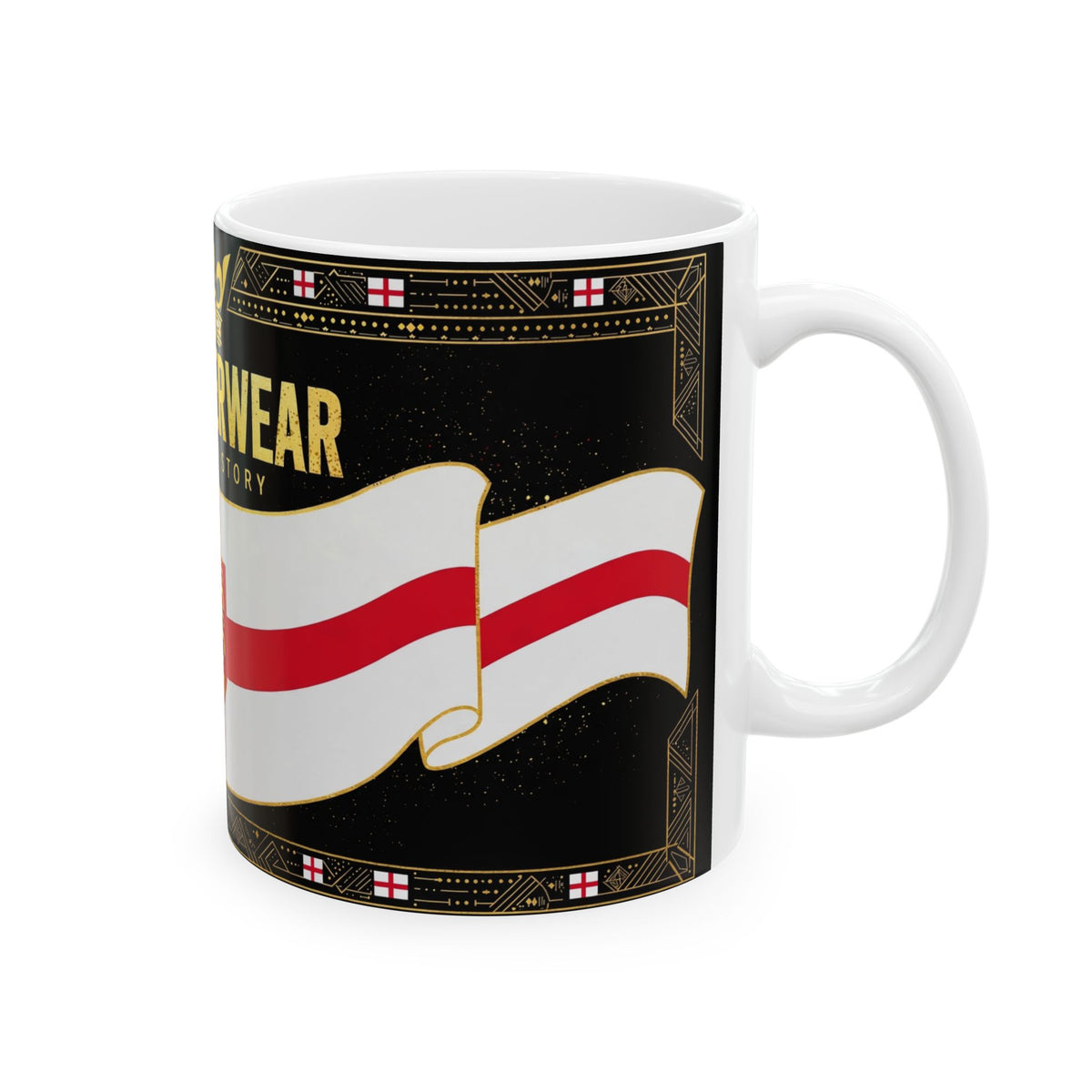 EverAfterWear England Flag Mug