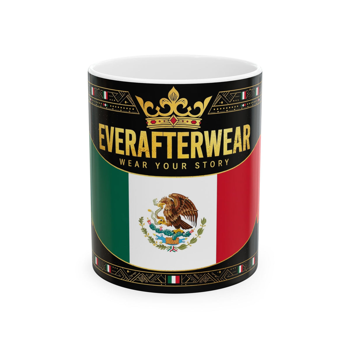 EverAfterWear Mexico Flag Mug