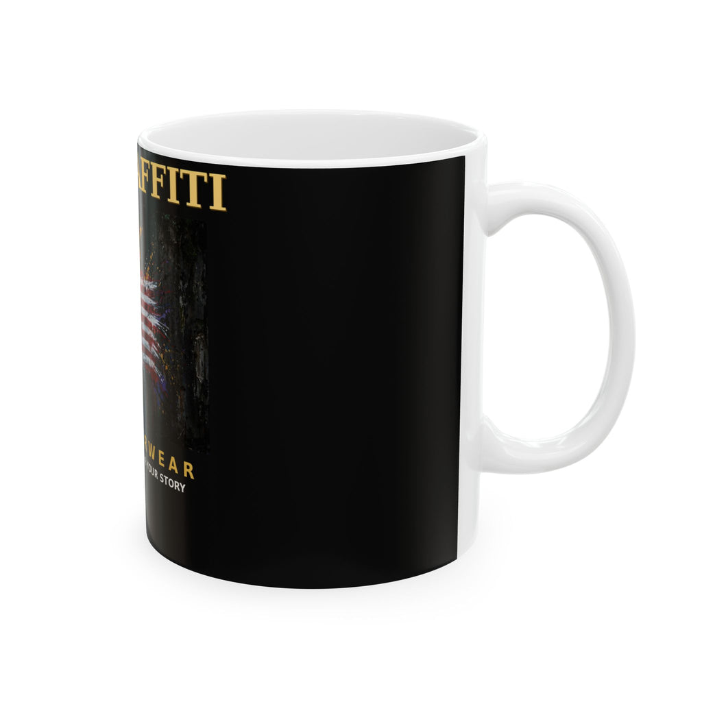 EverAfterWear USA Graffiti Mug