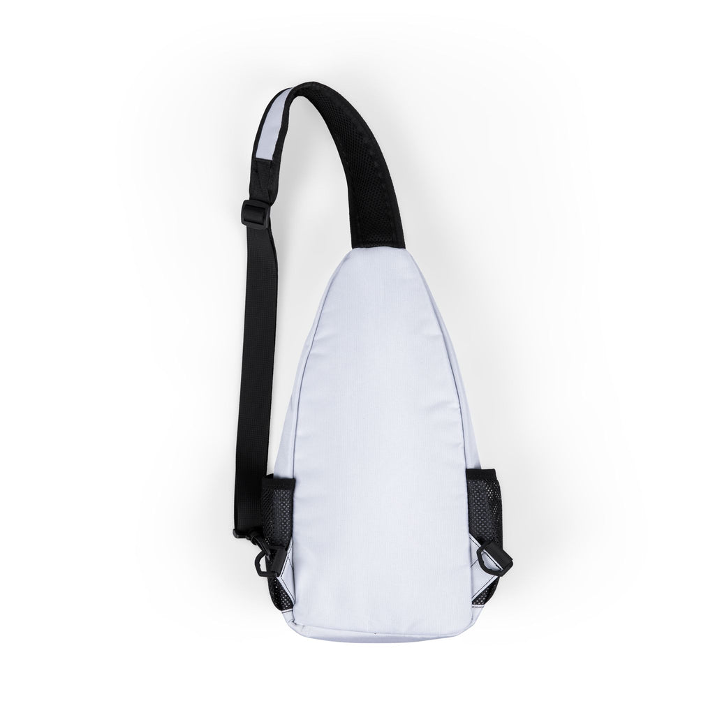EverAfterWear Infinity Badge bag - product mockup with gold streetwear design - alternate view