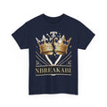 EverAfterWear Unbreakable Crown Women's tee - product mockup with gold streetwear design - alternate view