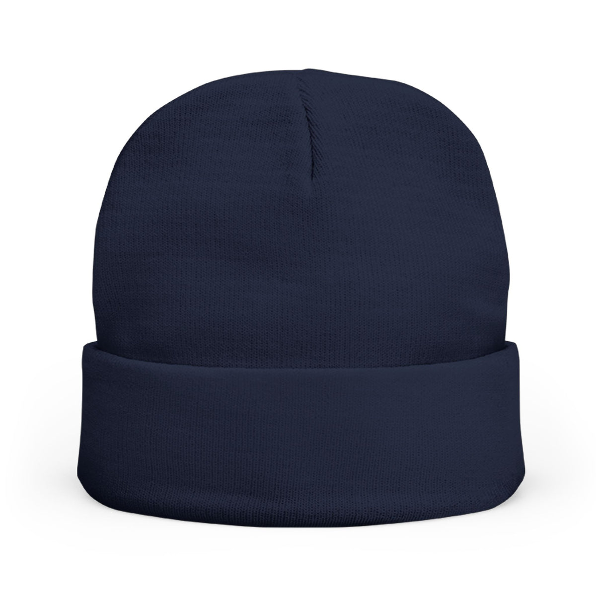EverAfterWear HERO Crown EA Logo beanie - headwear mockup with gold streetwear design - alternate view