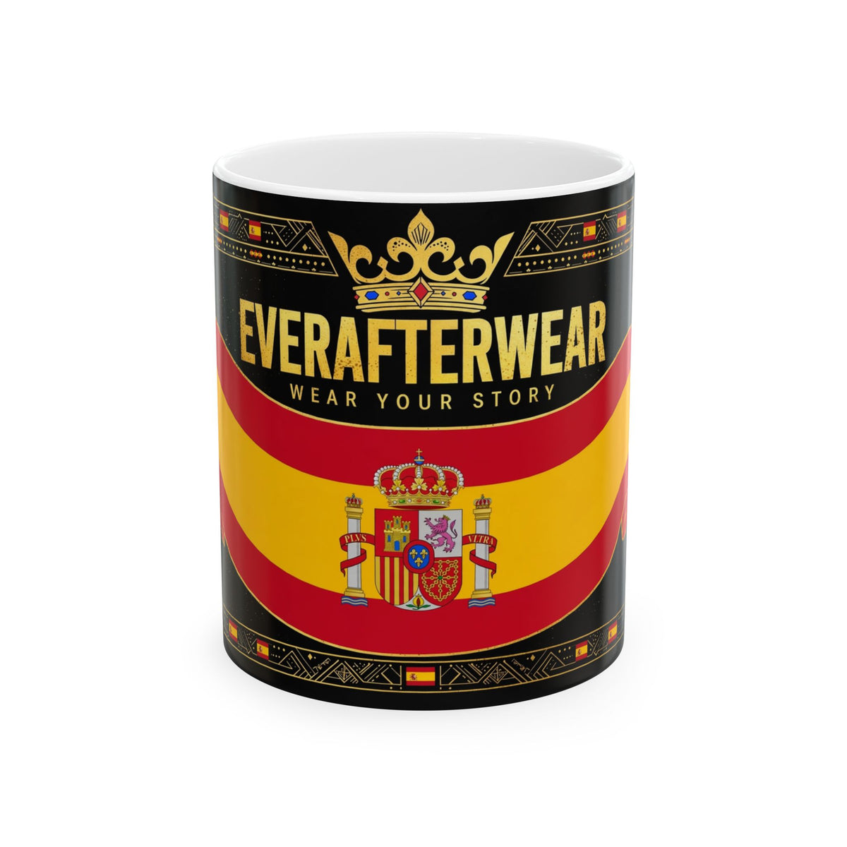 EverAfterWear Spain Flag Mug