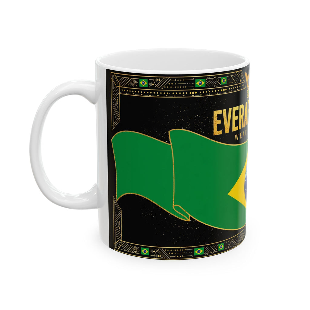 EverAfterWear Brazil Flag Mug