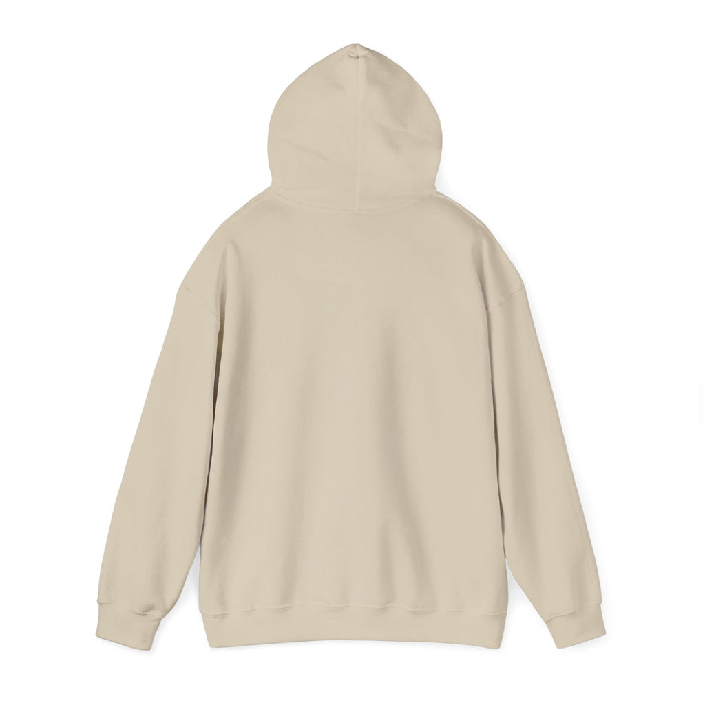 EverAfterWear Signature EW hoodie - product mockup with gold streetwear design - alternate view