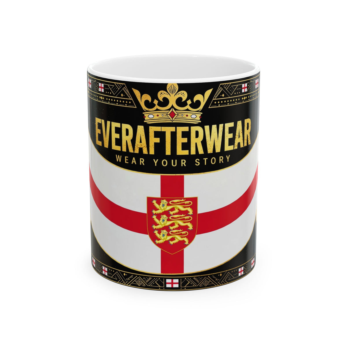EverAfterWear England Flag Mug