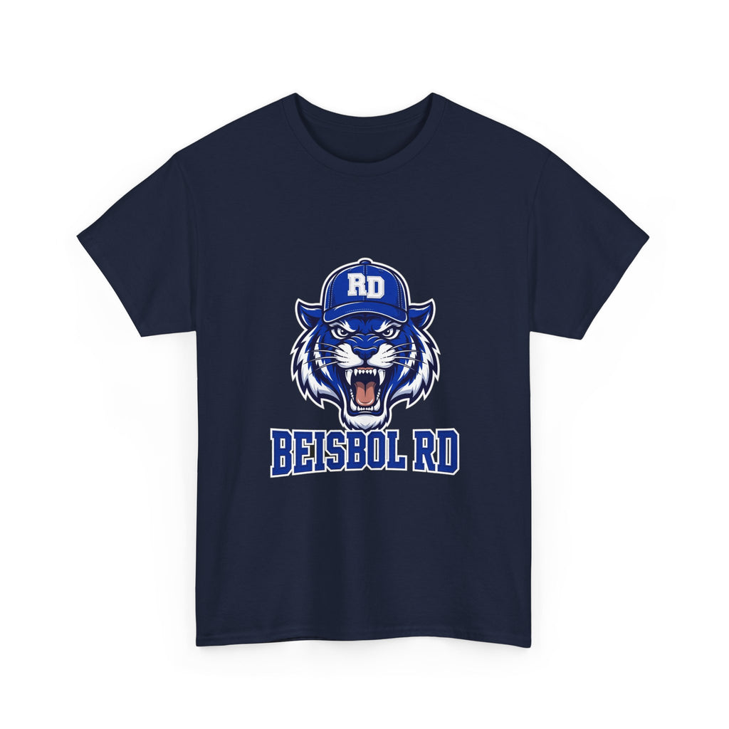 EverAfterWear Tigre BEISBOL RD Unisex Heavy Cotton Tee – Dominican Baseball Graphic T-Shirt