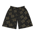 EverAfterWear Wear Your Story basketball shorts - product mockup with gold streetwear design