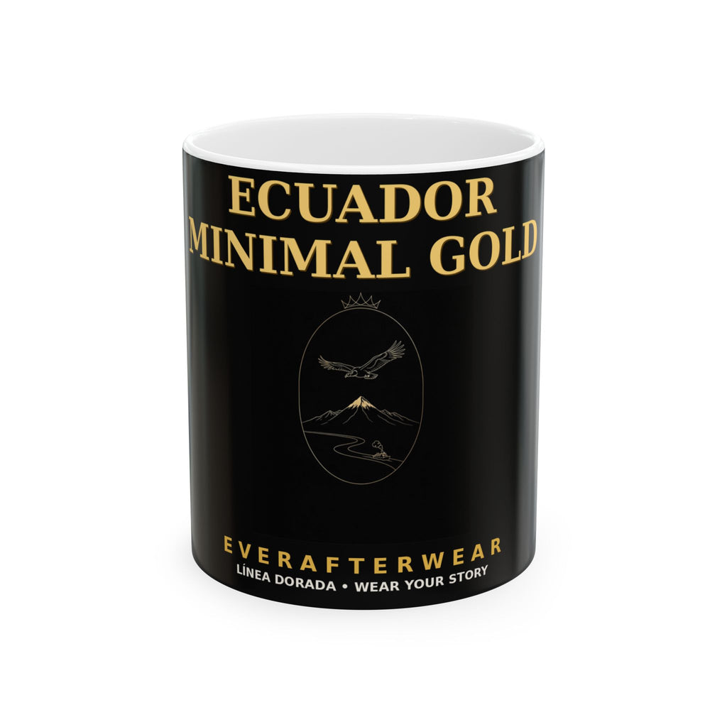 EverAfterWear Ecuador Minimal Gold Mug