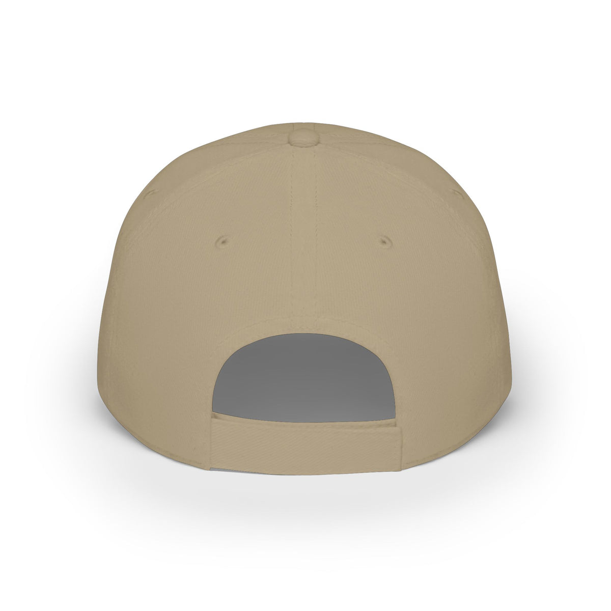EverAfterWear Sport EW cap - headwear mockup with gold streetwear design - alternate view