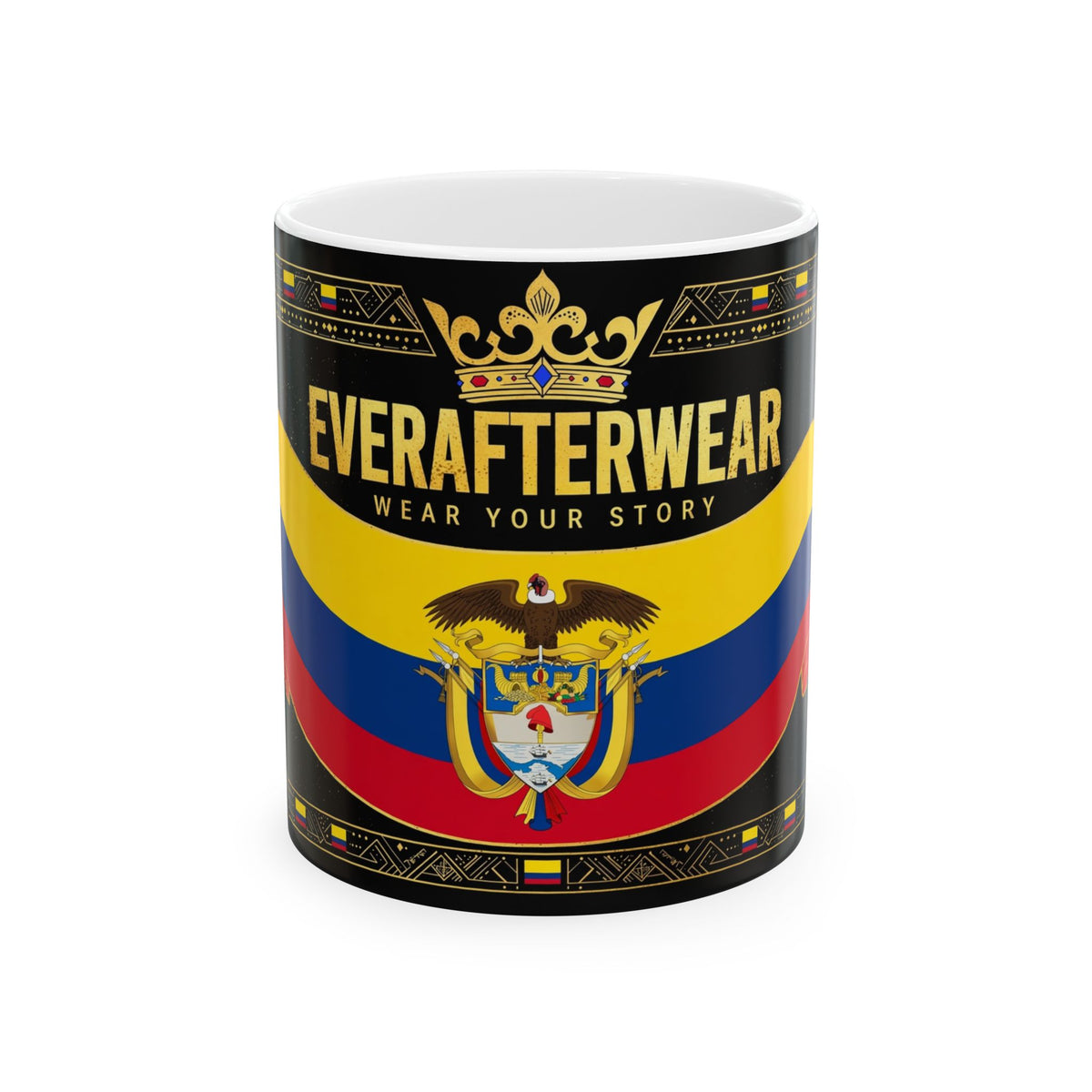 EverAfterWear Colombia Flag Mug