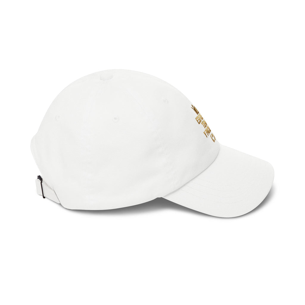 EverAfterWear Esfuerzo Temor y Paciencia Classic Dad Cap – Gold Crown Streetwear Hat