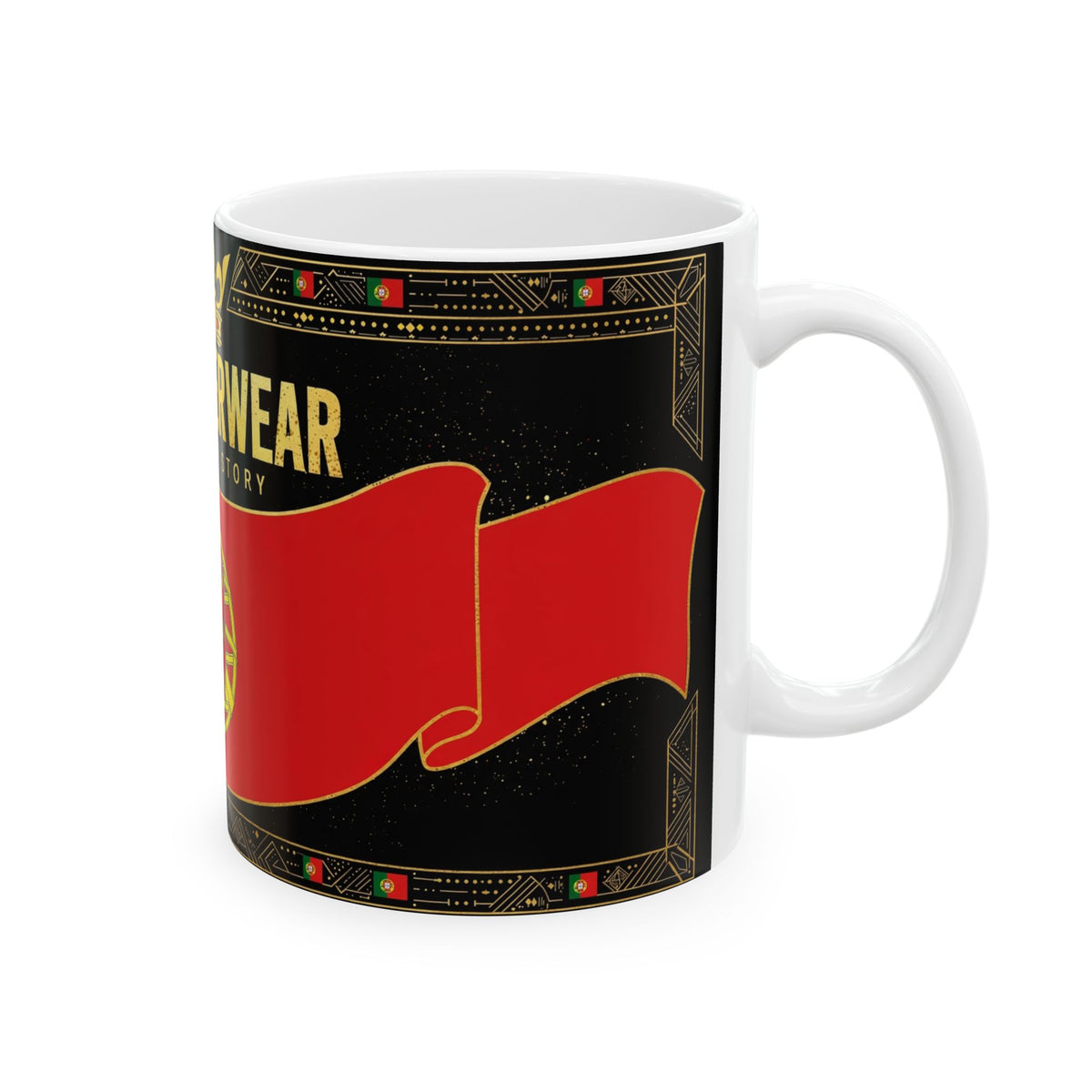 EverAfterWear Portugal Flag Mug