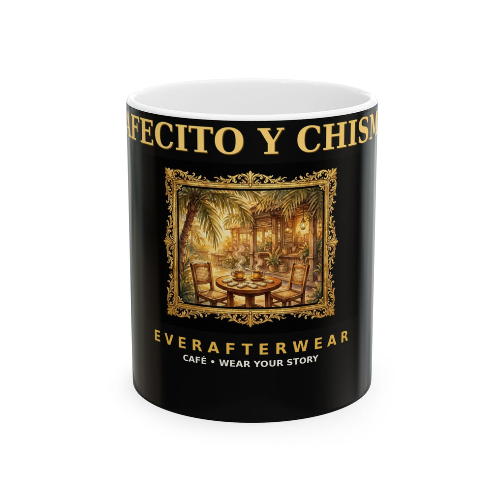 EverAfterWear Cafecito Y Chisme Mug