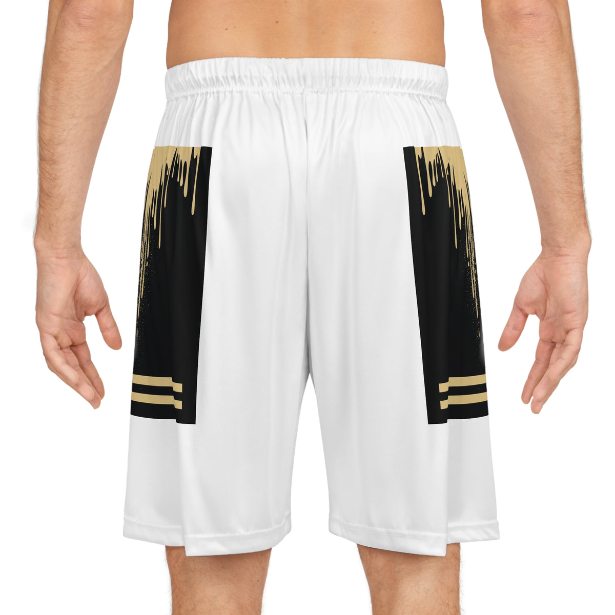 EverAfterWear Gold Drip Basketball Shorts