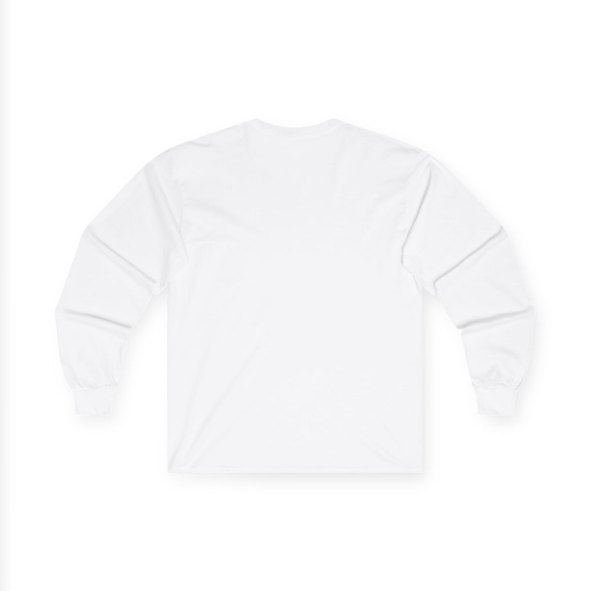 EverAfterWear Core long-sleeve tee - product mockup with gold streetwear design - alternate view