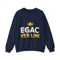 EverAfterWear Legacy Over Likes sweatshirt - product mockup with gold streetwear design - alternate view
