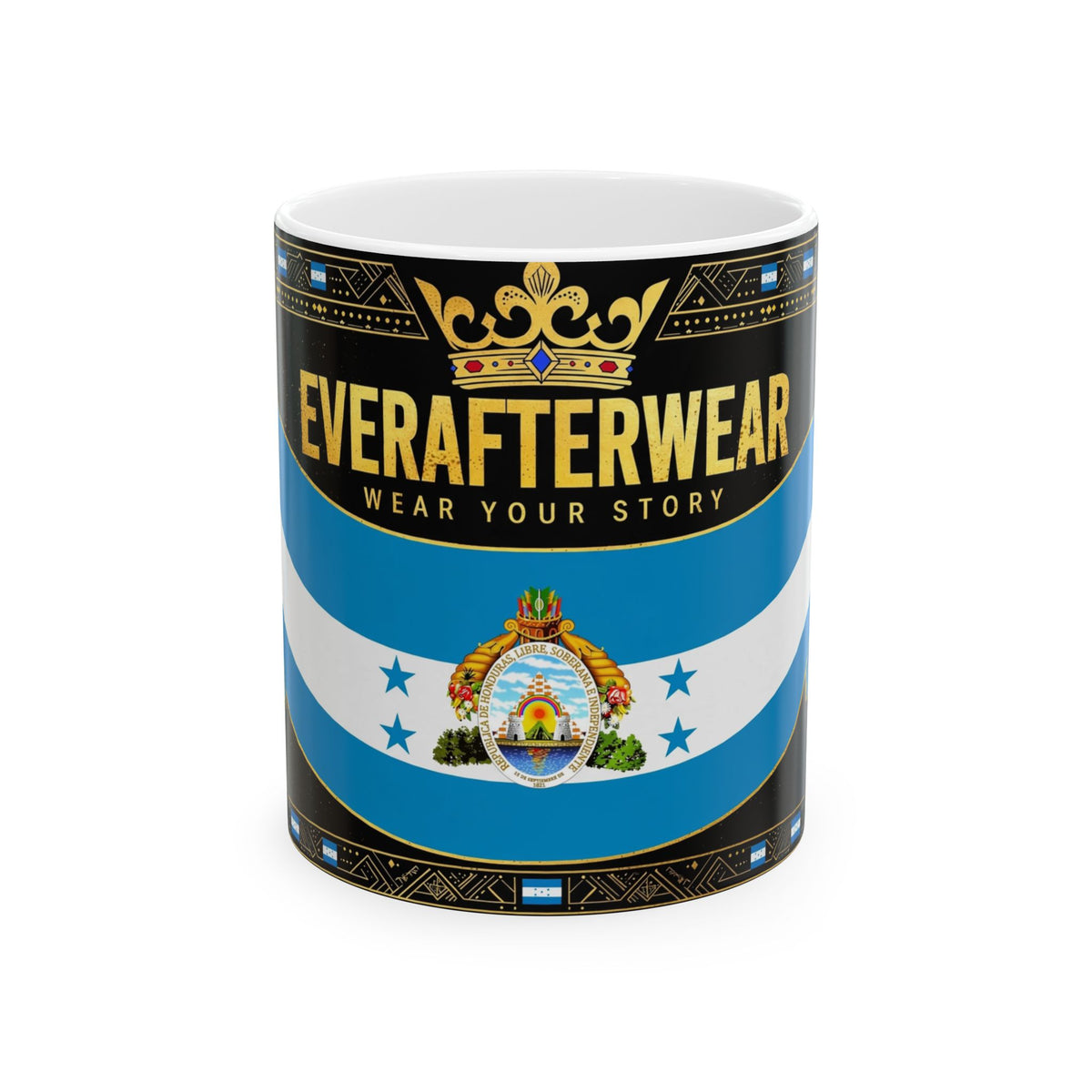 EverAfterWear Honduras Flag Mug