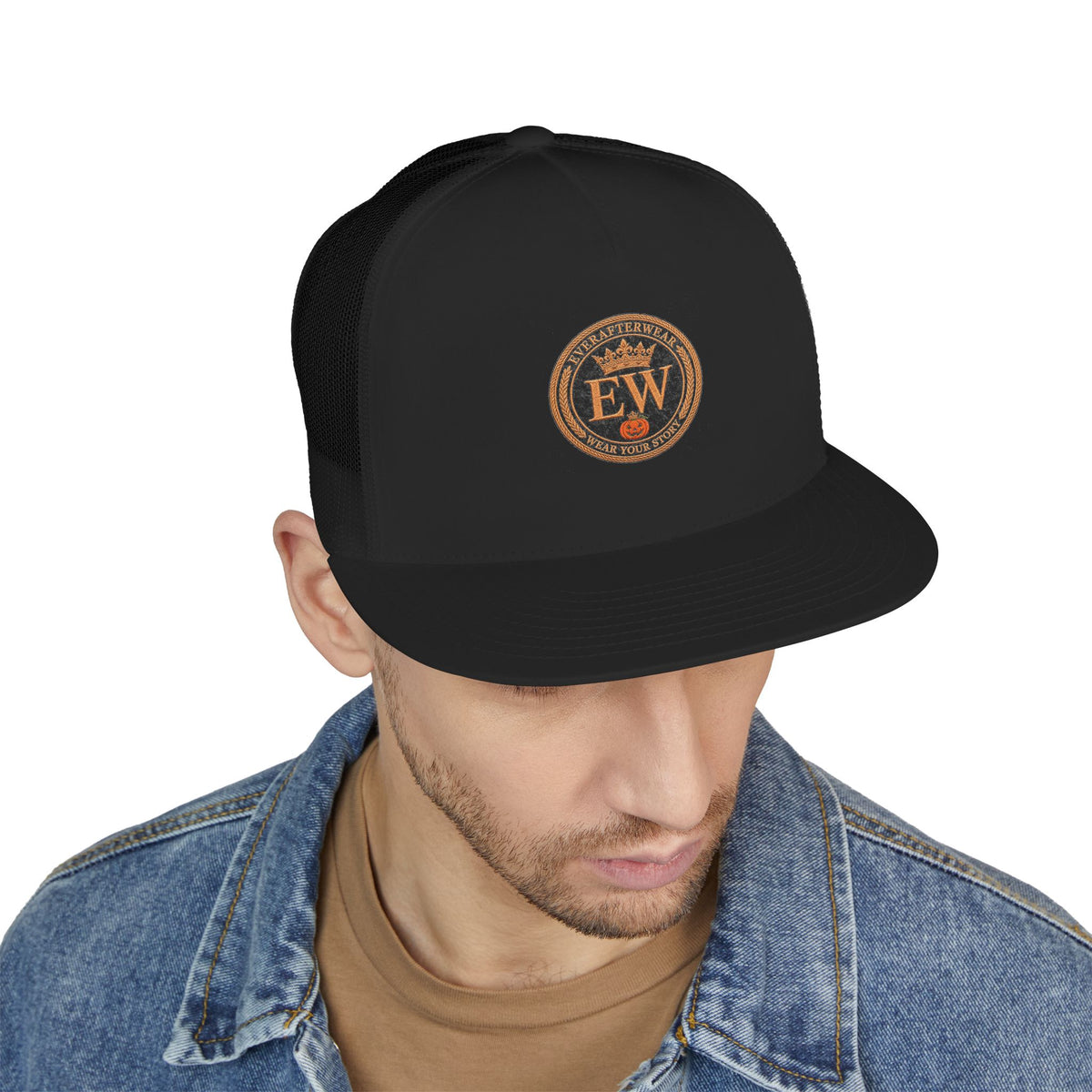 EverAfterWear Pumpkin Badge Snapback