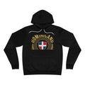 EverAfterWear Dominicano Palm hoodie - product mockup with gold streetwear design - alternate view