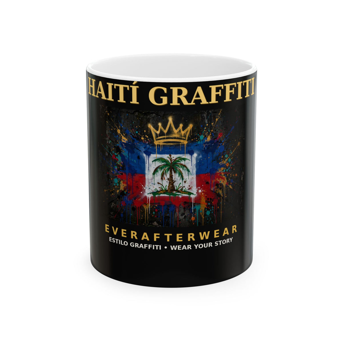 EverAfterWear Haiti Graffiti Mug
