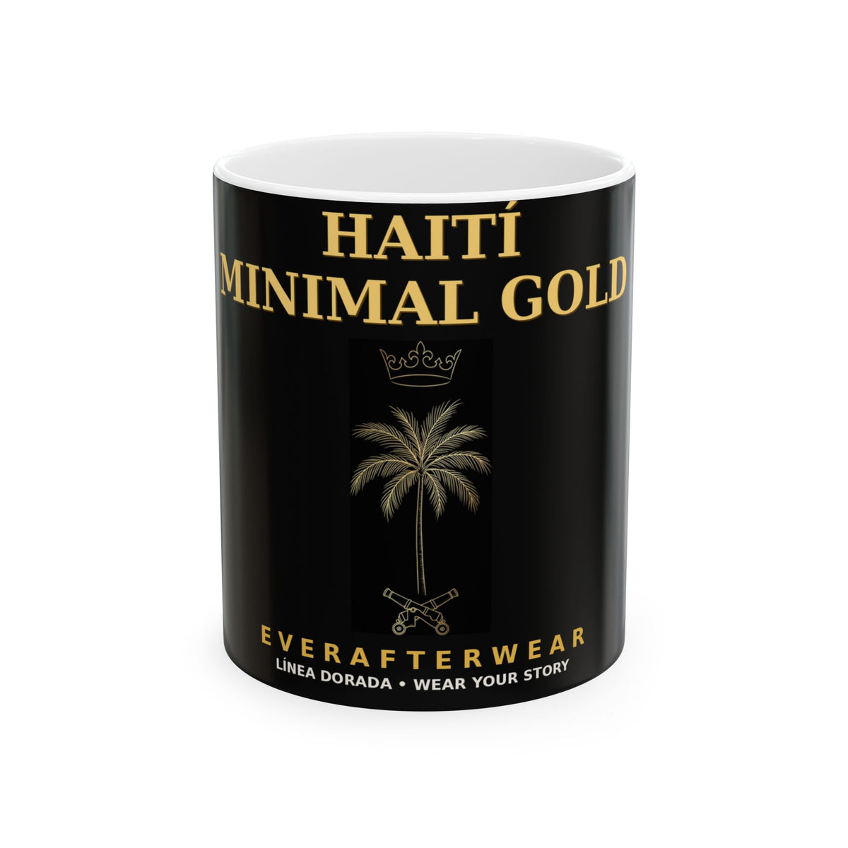 EverAfterWear Haiti Minimal Gold Mug