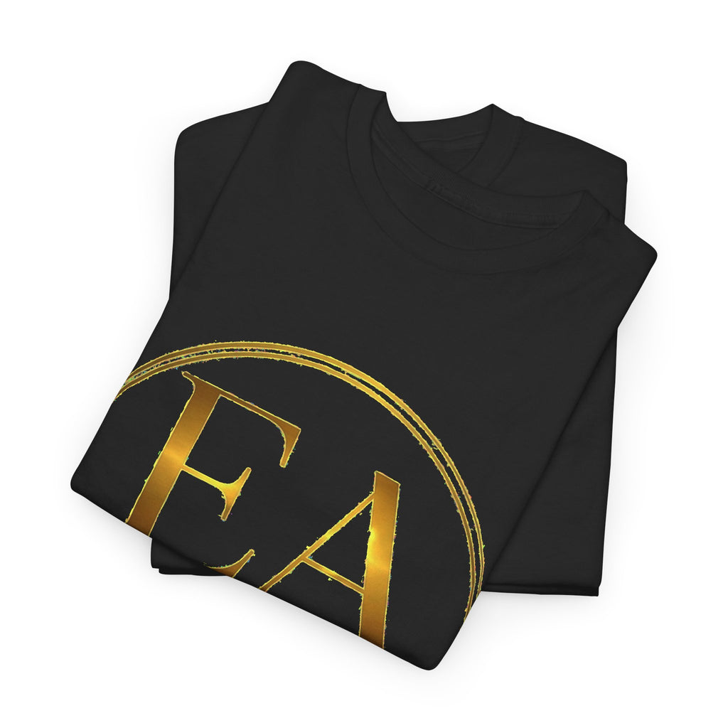 EverAfterWear Golden Chain Infinity Women's tee - product mockup with gold streetwear design - alternate view