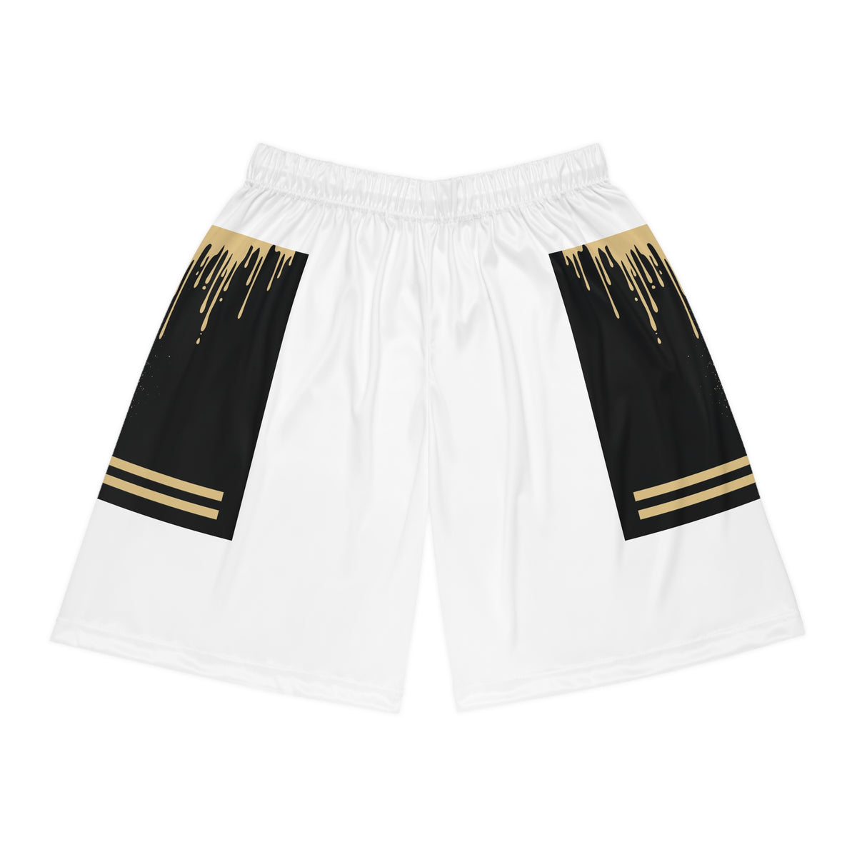 EverAfterWear Gold Drip Basketball Shorts