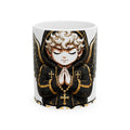 EverAfterWear Blessed Angel Men's mug - ceramic coffee mug mockup with gold streetwear design