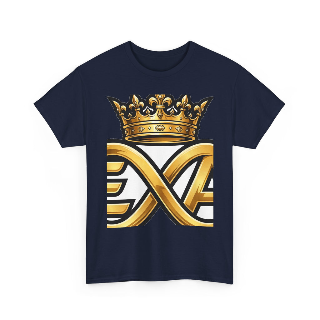 EverAfterWear HERO Crown Logo Men's tee - product mockup with gold streetwear design - alternate view