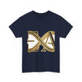 EverAfterWear Infinity EA Monogram tee - product mockup with gold streetwear design - alternate view