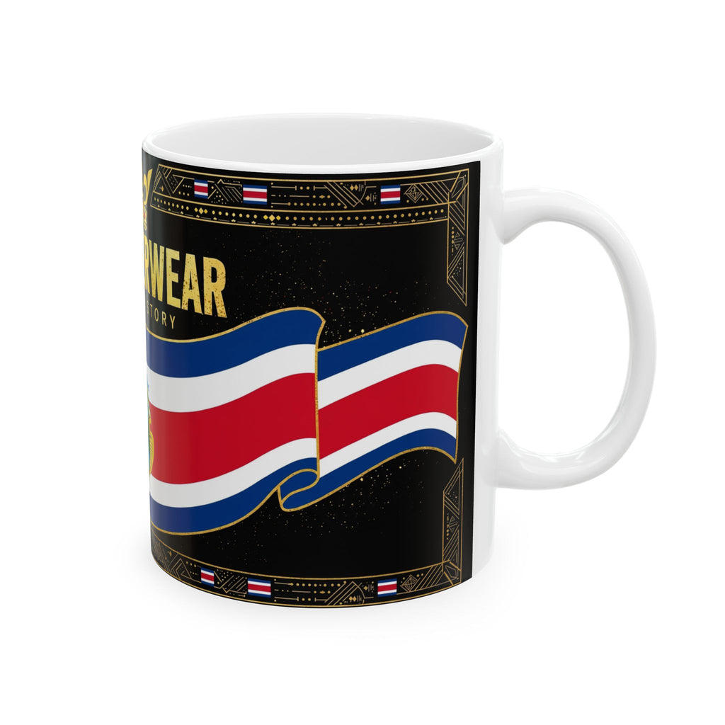 EverAfterWear Costa Rica Flag Mug