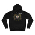 EverAfterWear Quisqueya Map Gold hoodie - product mockup with gold streetwear design - alternate view