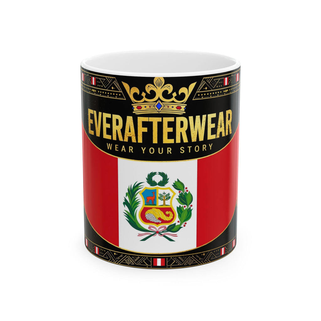 EverAfterWear Peru Flag Mug