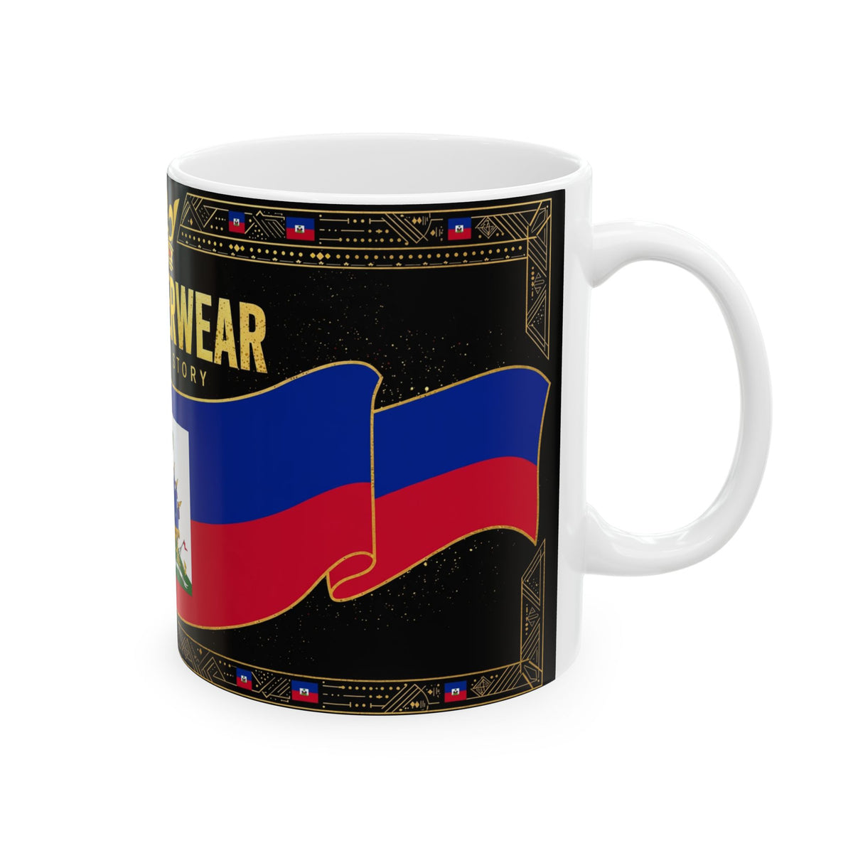 EverAfterWear Haiti Flag Mug