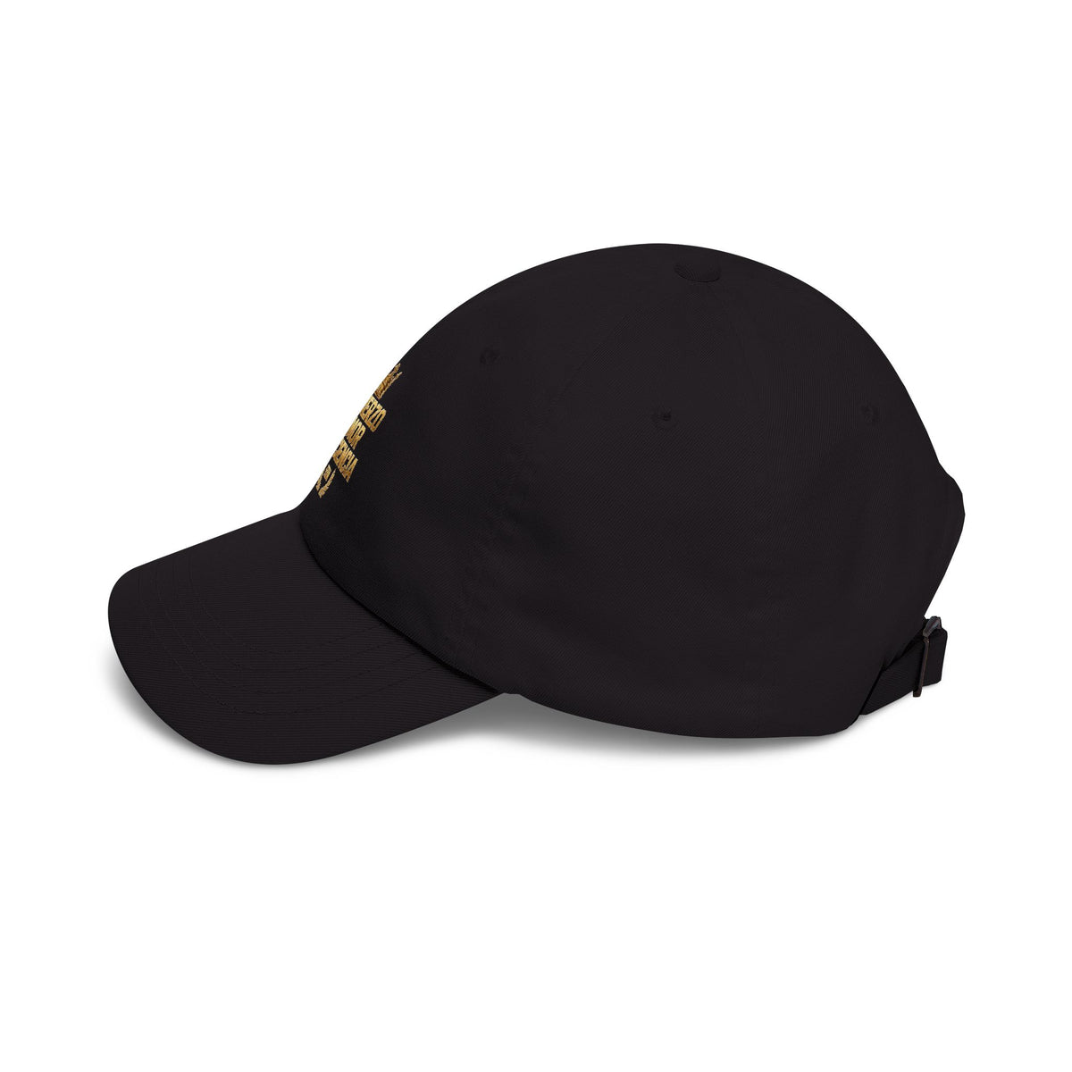 EverAfterWear Esfuerzo Temor y Paciencia Classic Dad Cap – Gold Crown Streetwear Hat