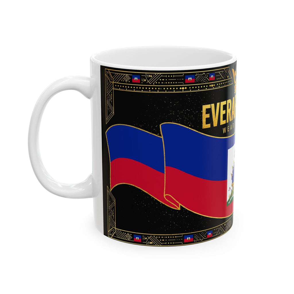 EverAfterWear Haiti Flag Mug