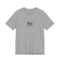 EverAfterWear Signature EW tee - product mockup with gold streetwear design - alternate view