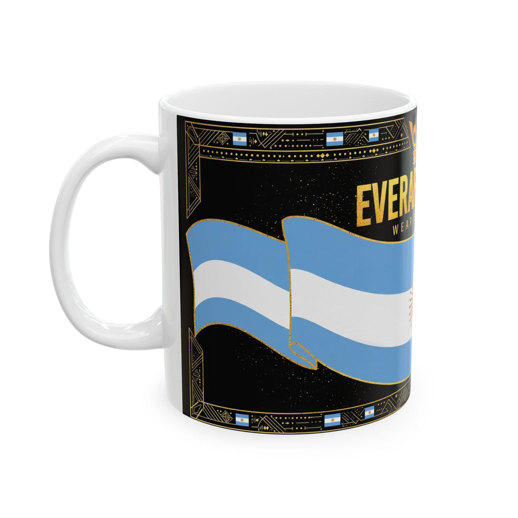 EverAfterWear Argentina Flag Mug