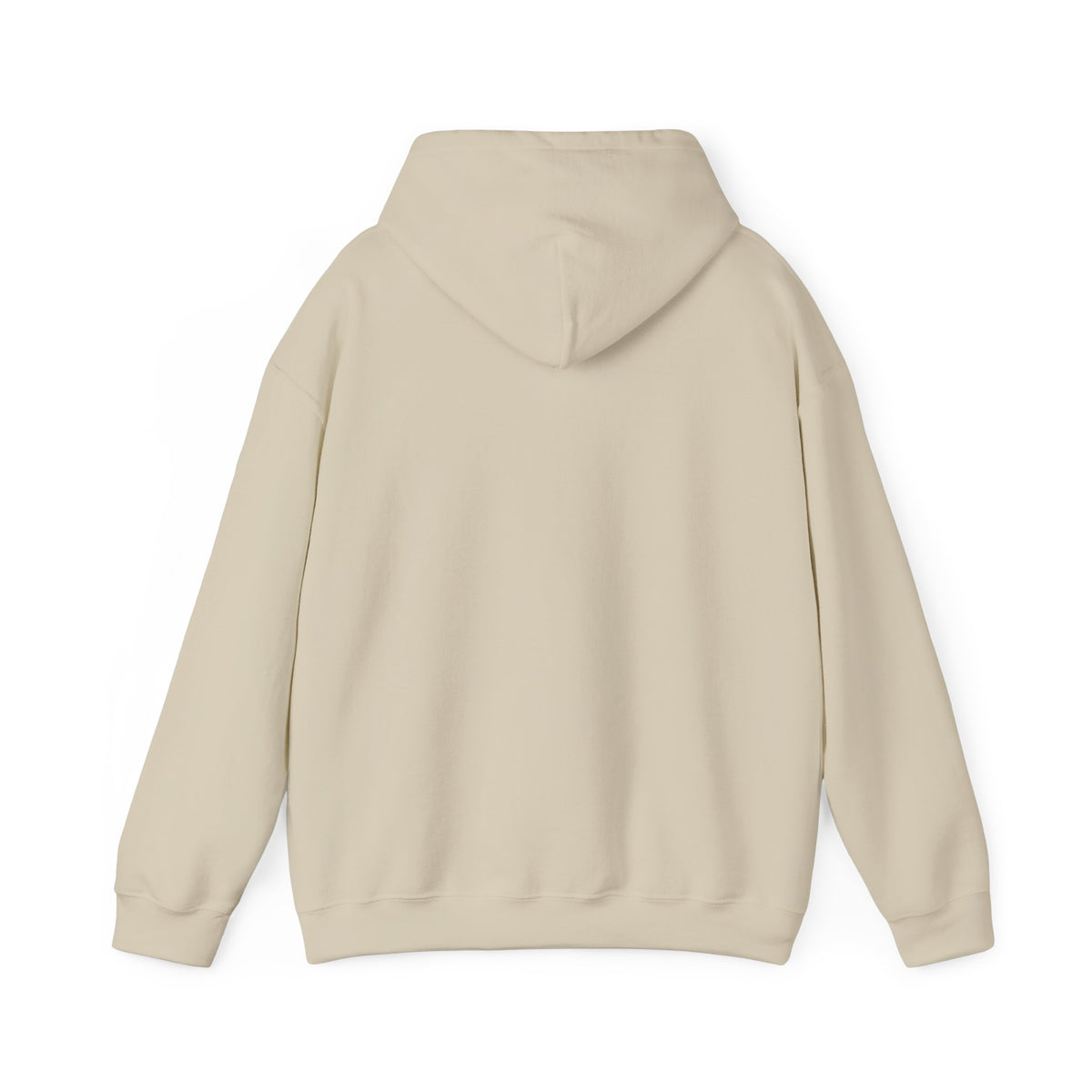 EverAfterWear Signature EW hoodie - product mockup with gold streetwear design - alternate view