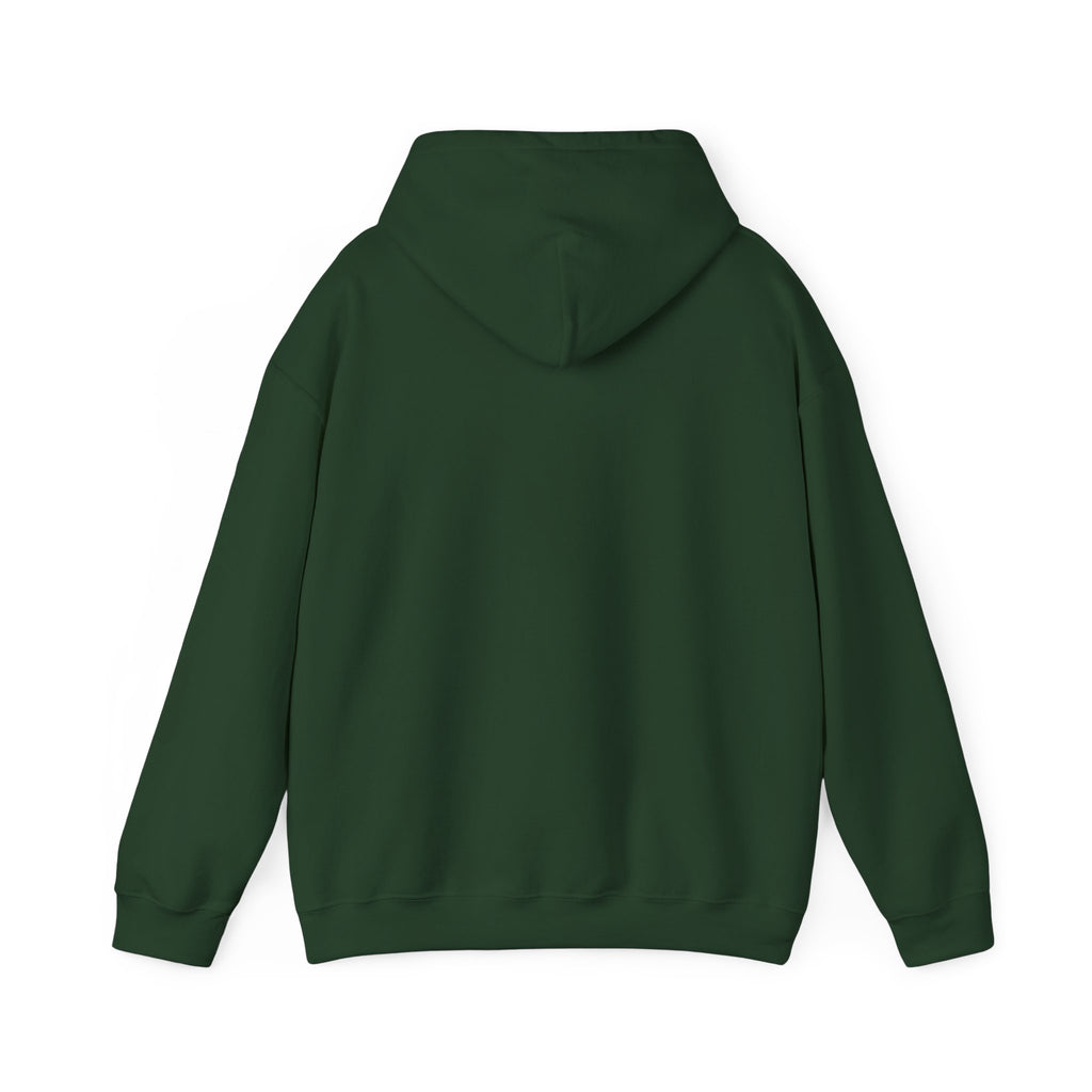 EverAfterWear Keep Growing Minimalist Sprout hoodie - product mockup with gold streetwear design - alternate view