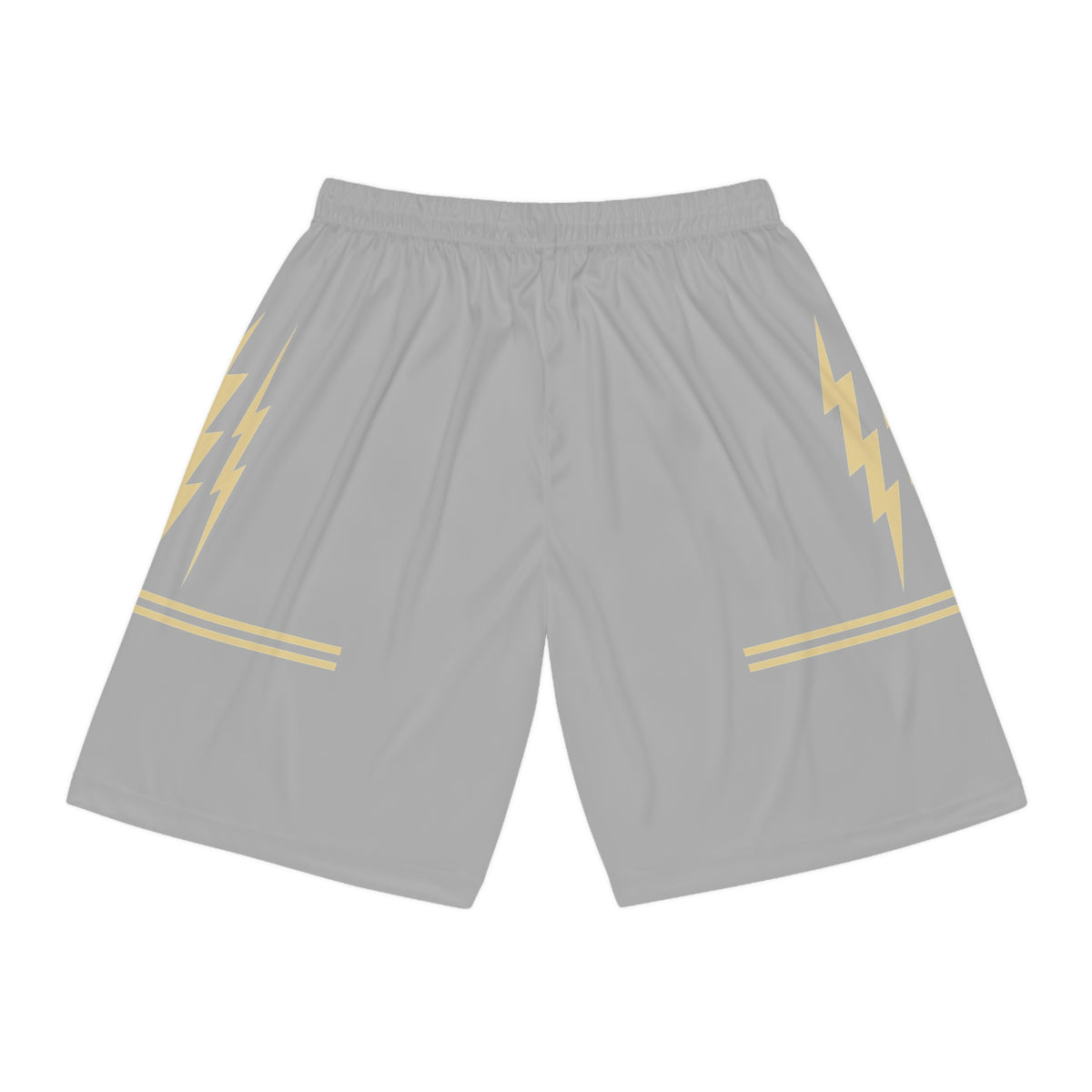 EverAfterWear Gold Lightning Basketball Shorts